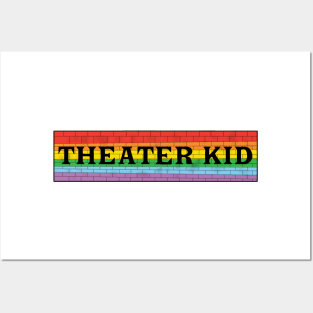 Theater Kid Rainbow wall 4 Posters and Art